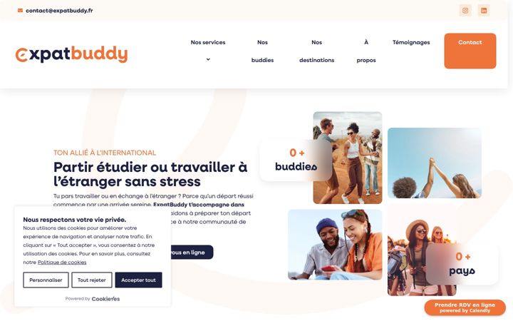 Screenshot of expatbuddy.fr