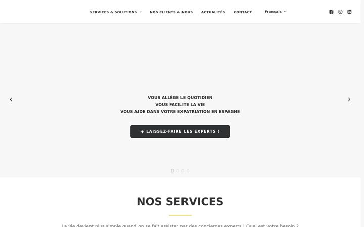 Skjámynd af expatconcierge.net