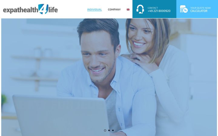 Screenshot of expathealth4life.com