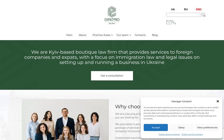 Ekrano kopija expatpro.co