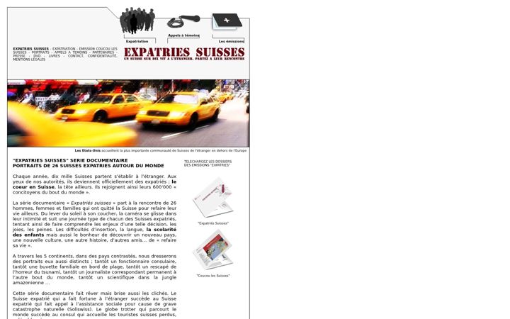 Screenshot of expatries-suisses.com