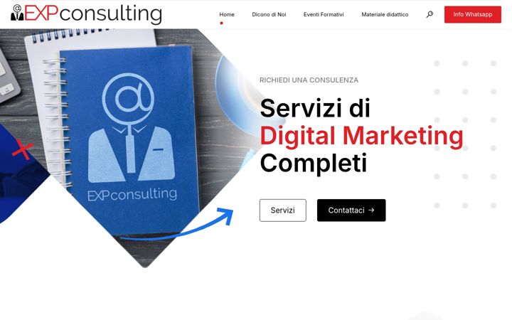 Screenshot of expconsulting.it