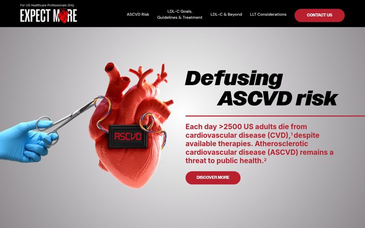 Screenshot of expectmoreforldl.com