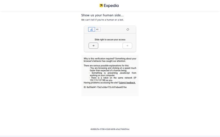 Screenshot di expedia.com.au