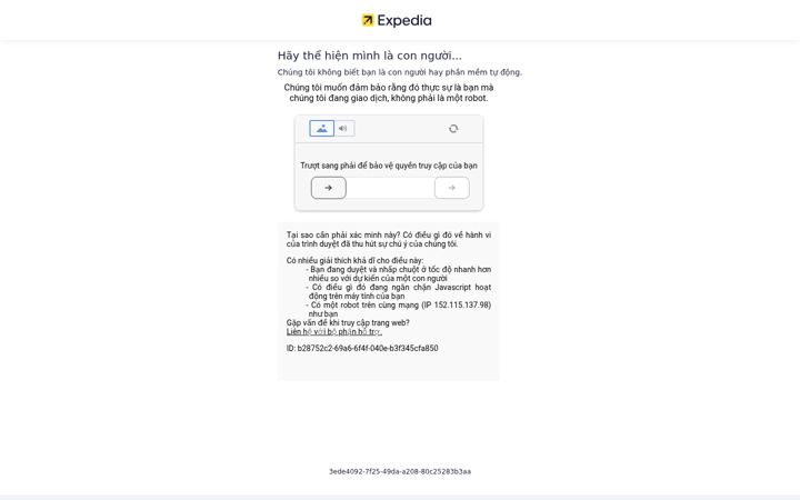Screenshot of expedia.com.vn