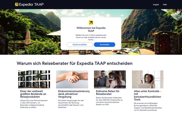 Screenshot of expediataap.de