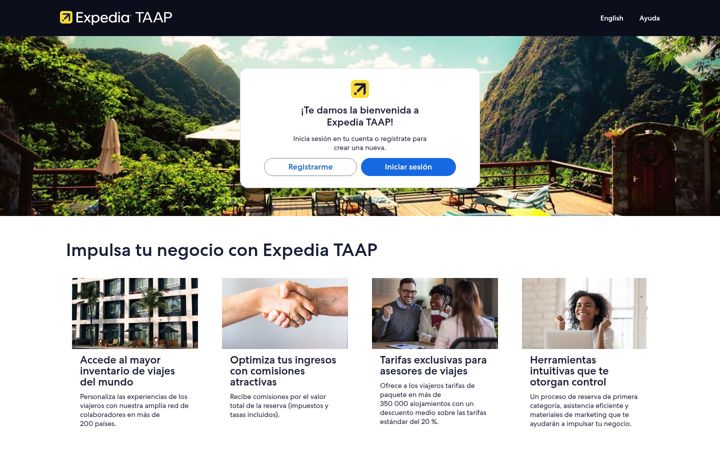 Screenshot of expediataap.es