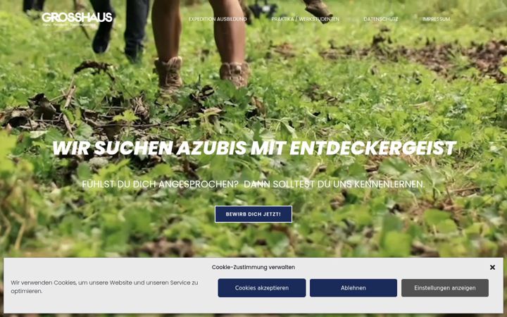 Zrzut ekranu expedition-ausbildung.de