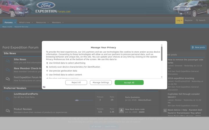 Screenshot of expeditionforum.com