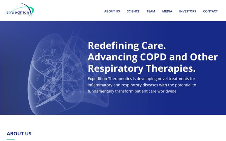 Screenshot of expeditiontx.com