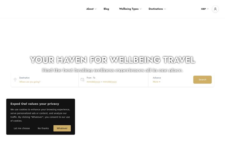 Screenshot of expedowl.com