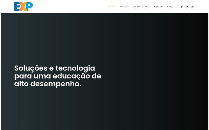 Captura de ecrã de expedu.com.br