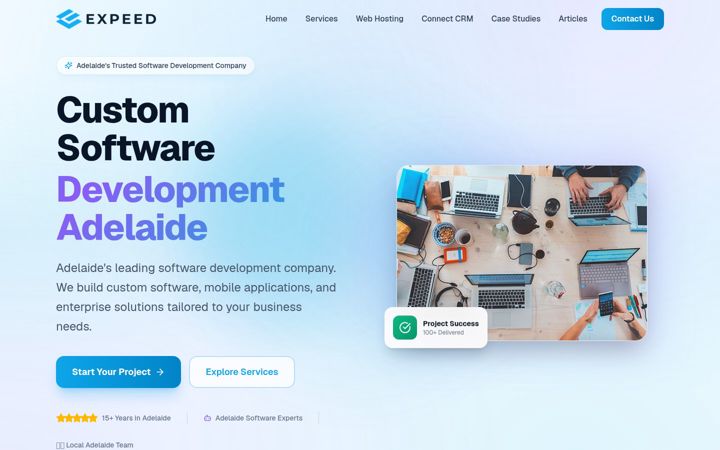 Screenshot of expeed.com.au
