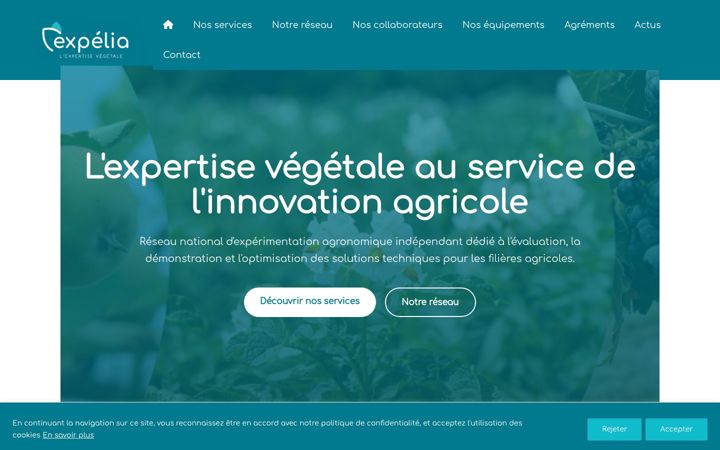 Screenshot of expelia.fr