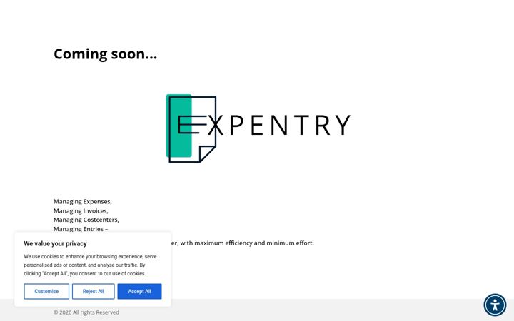 Screenshot of expentry.at