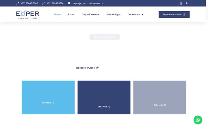 Screenshot of experconsulting.com.br