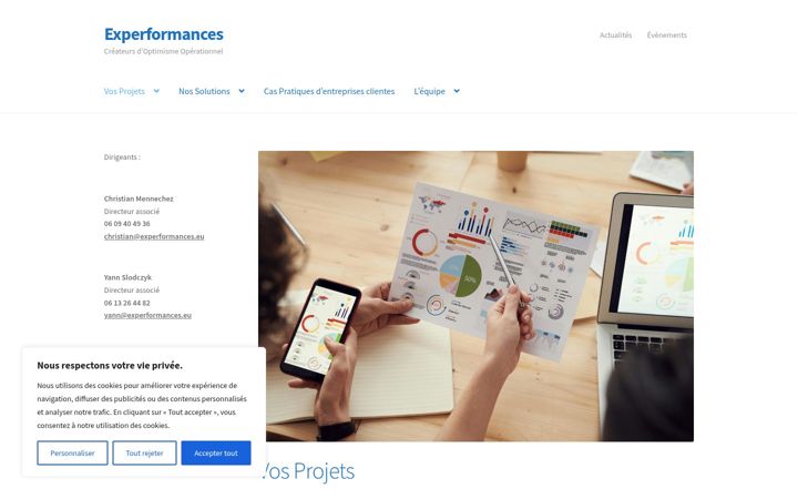 Screenshot of experformances.eu