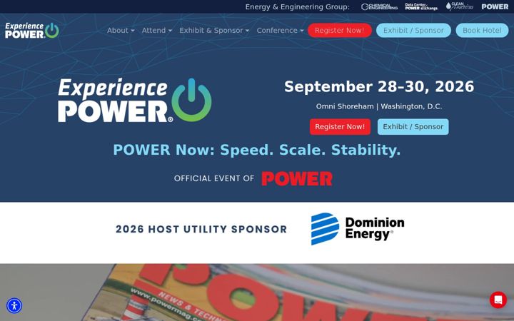 Screenshot of experience-power.com