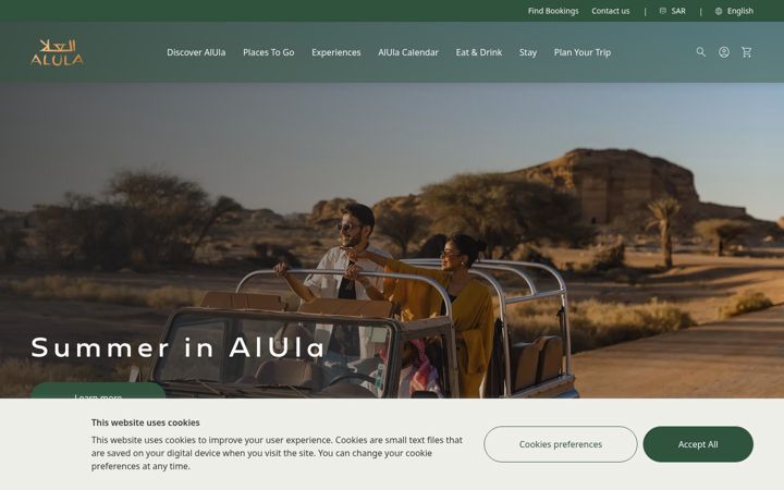 Screenshot of experiencealula.com