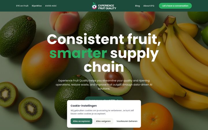 Screenshot of experiencefruitquality.nl