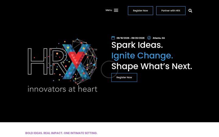 Screenshot of experiencehrx.com