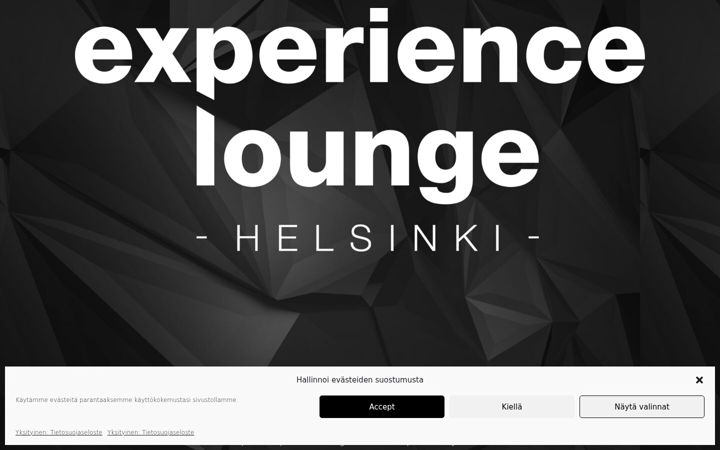 Snimka zaslona za experiencelounge.fi