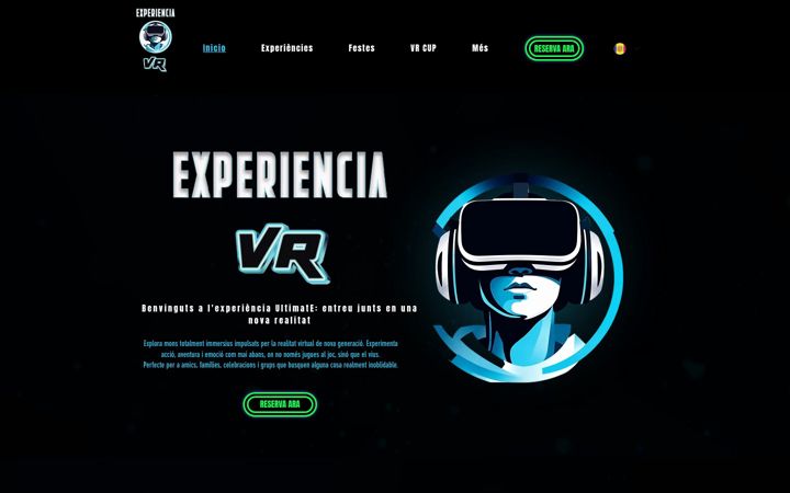 Screenshot of experiencia-vr.com