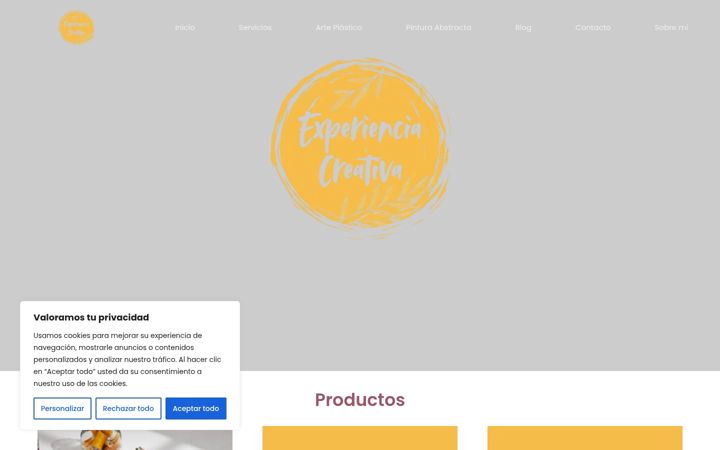 Screenshot of experienciacreativa.com