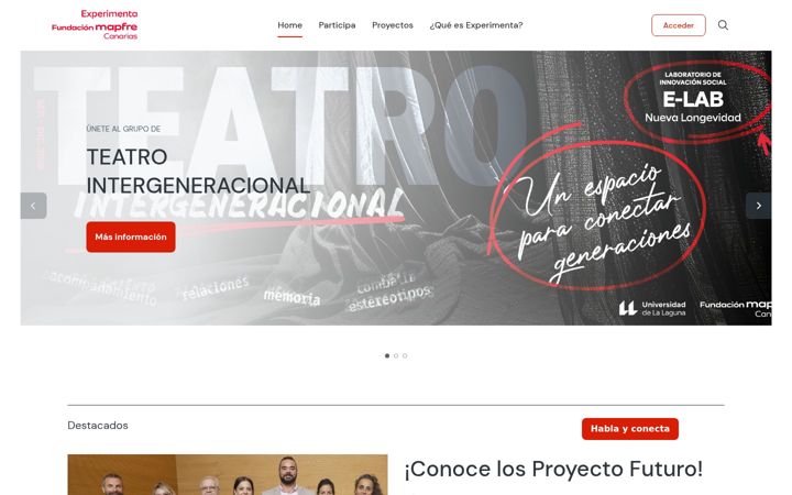 Screenshot of experienciafmc.org