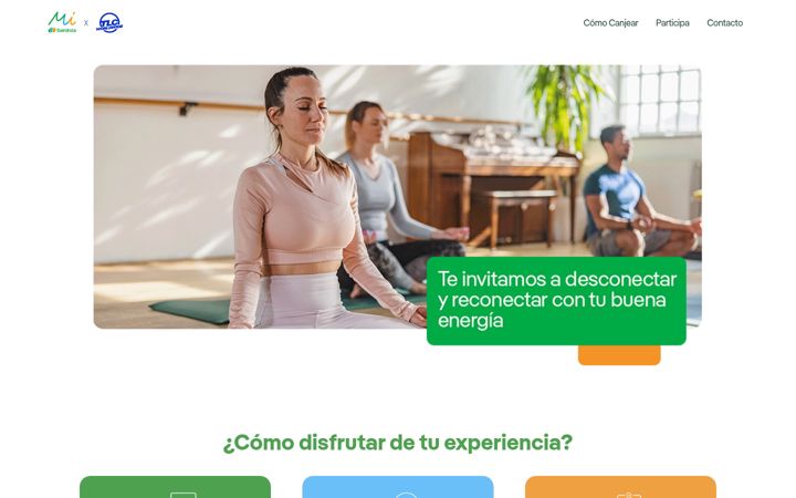 Screenshot of experienciasqueconectan.es