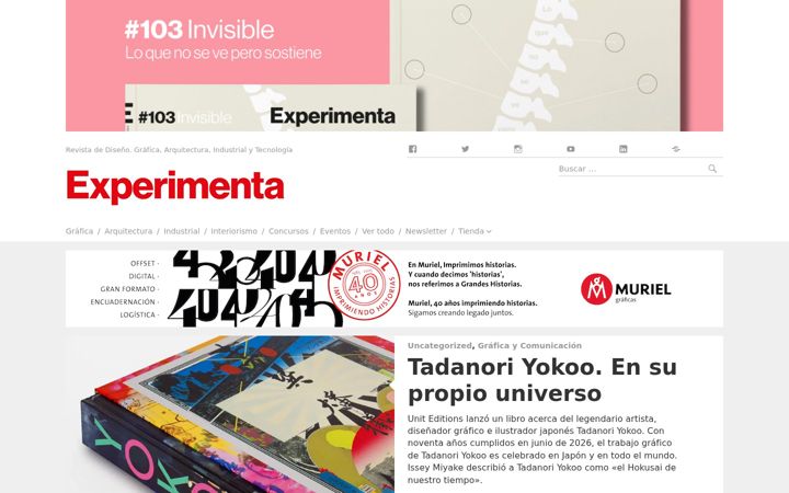 Screenshot of experimenta.es