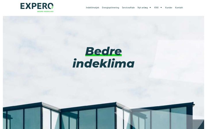 Screenshot of expero.dk
