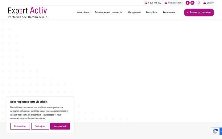 Screenshot of expert-activ.com