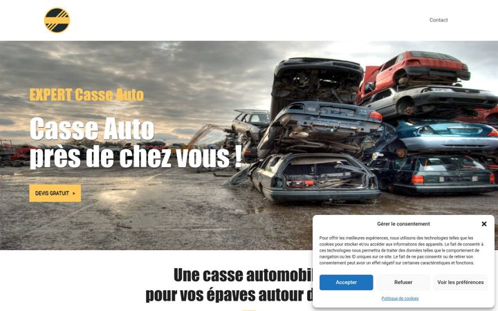 Skjermbilde av expert-casse-auto.fr
