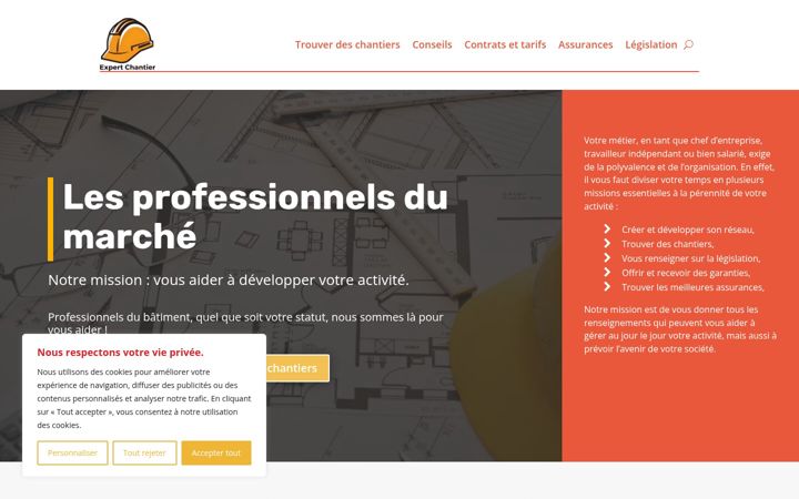 Skjermbilde av expert-chantier.fr