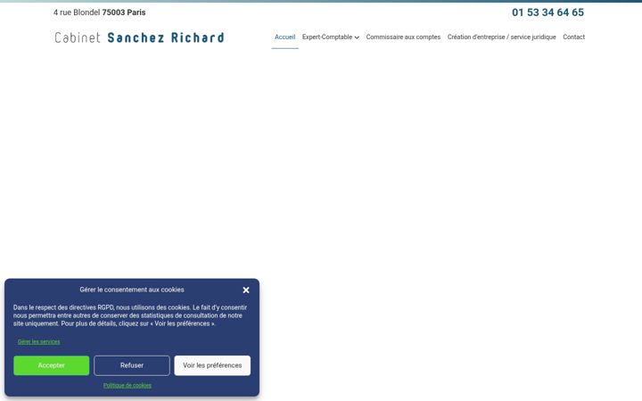 Skjermbilde av expert-comptable-paris3.fr