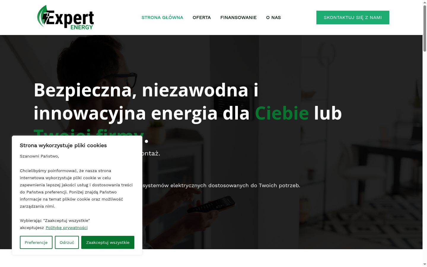 Snímka obrazovky banera súhlasu zobrazeného pred akoukoľvek interakciou