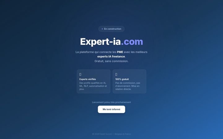 Screenshot of expert-ia.com
