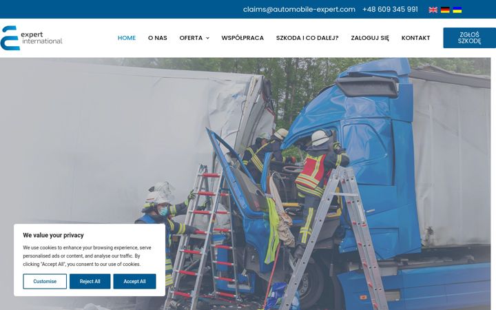 Screenshot of expert-international.eu