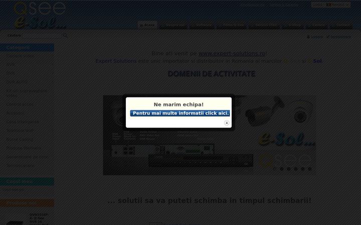 Screenshot ta' expert-solutions.ro