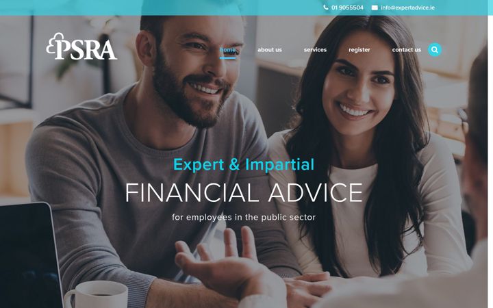 Skærmbillede af expertadvice.ie