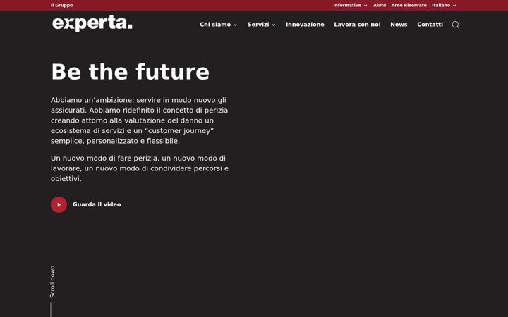 Skjermbilde av expertaitalia.com