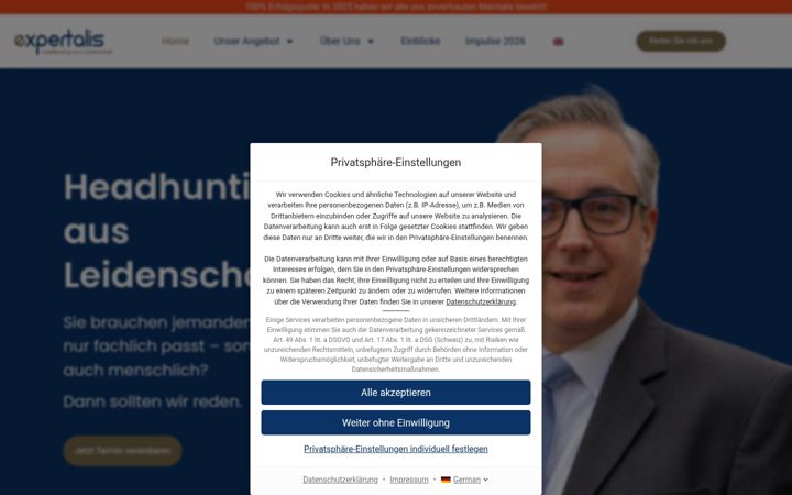 Zrzut ekranu expertalis.de