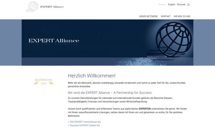 Zrzut ekranu expertalliance.ch