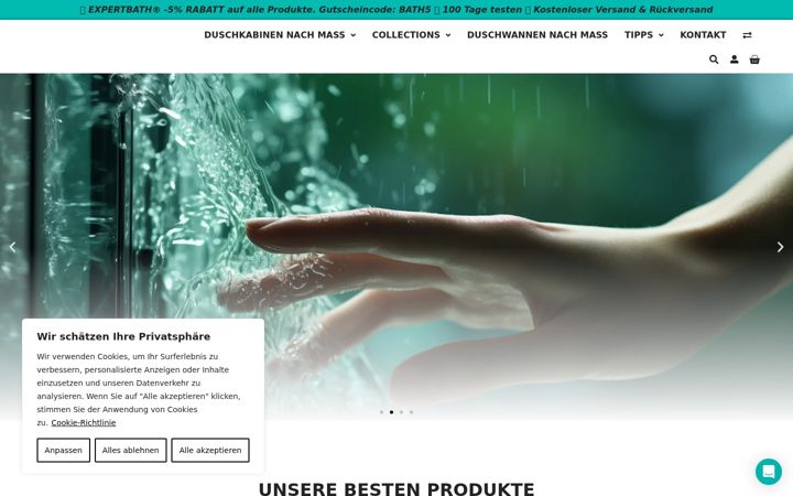 Screenshot of expertbath.de