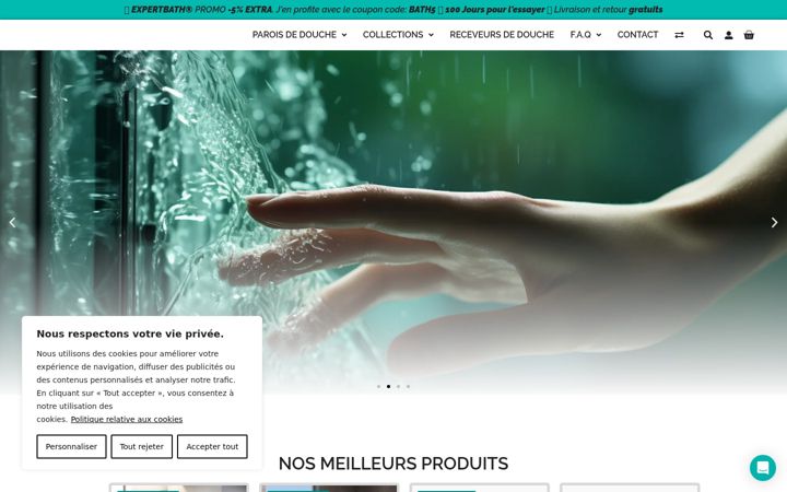 Screenshot of expertbath.fr