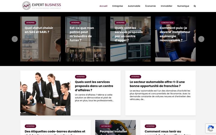 Screenshot of expertbusiness.fr