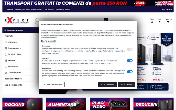 Screenshot of expertcompany.ro