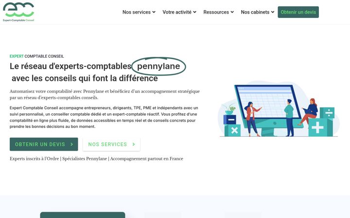 Screenshot of expertcomptable-conseil.fr
