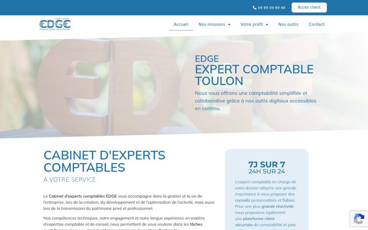 Screenshot of expertcomptabletoulon.com